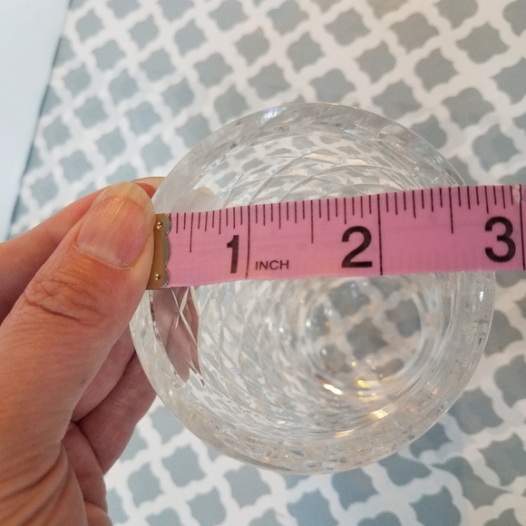 Waterford Crystal Diamond Cut Vase - Picture 6 of 11